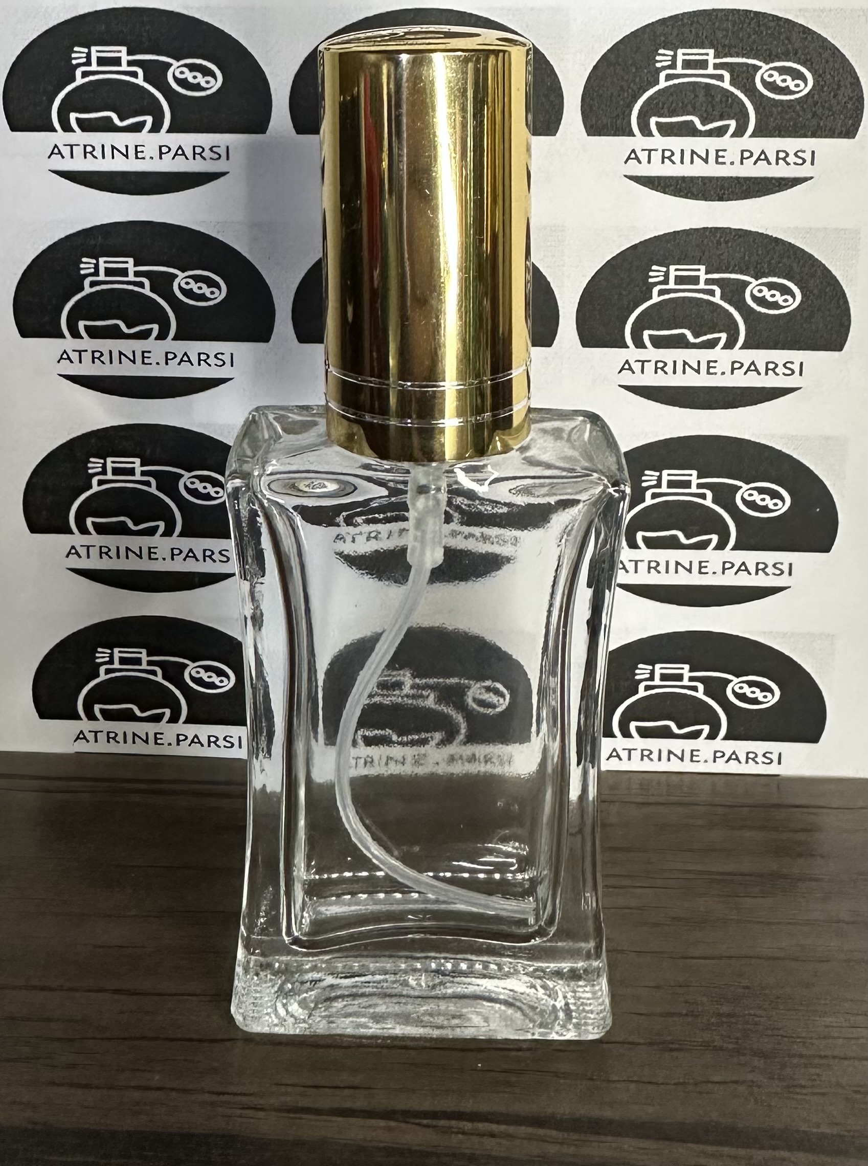 شیشه عطر مستطیلی ساده 30 میلی لیتر